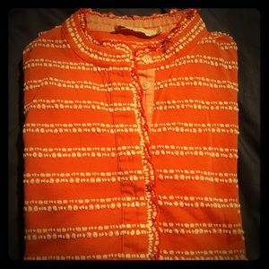 Tory Burch soft top - coral color